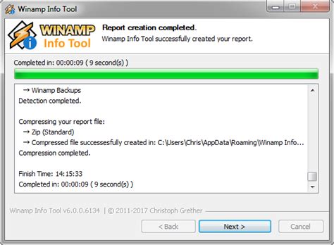 Winamp Backup Tool 3.6.5
